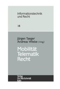 cover of the book Mobilität -Telematik - Recht