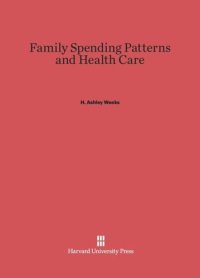 cover of the book Family Spending Patterns and Health Care