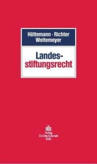 cover of the book Landesstiftungsrecht