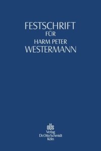 cover of the book Festschrift für Harm Peter Westermann: Zum 70. Geburtstag