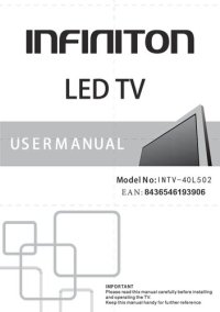 cover of the book Infiniton INTV-40L502 user manual