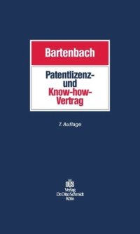 cover of the book Patentlizenz- und Know-how-Vertrag