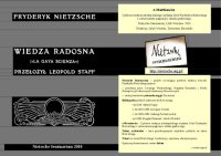 cover of the book Wiedza Radosna (La Gaya Scienza)