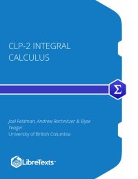 cover of the book CLP-2 Integral Calculus