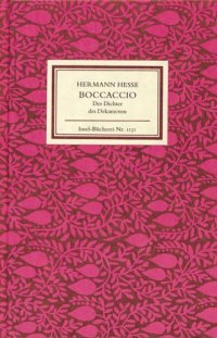 cover of the book Boccaccio. Der Dichter des Dekameron