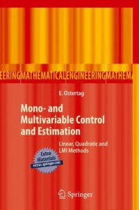 cover of the book Mono- and Multivariable Control and Estimation: Linear, Quadratic and LMI Methods