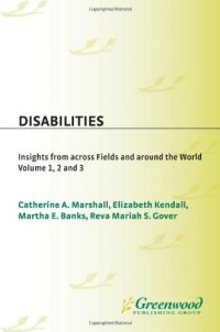 cover of the book Disabilities  3 volumes : Insights from across Fields and around the World