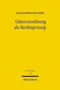 cover of the book Güterzuordnung als Rechtsprinzip