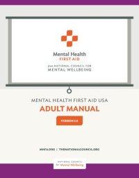 cover of the book Mental Health First Aid Adult Manual Version 2.0