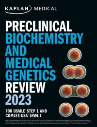 cover of the book Preclinical Biochemistry and Medical Genetics Review 2023: For USMLE Step 1 and COMLEX-USA Level 1 (USMLE Prep)