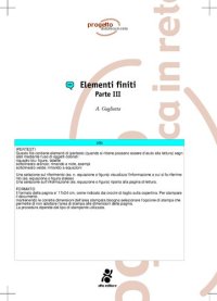 cover of the book Elementi finiti