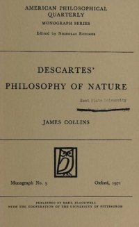 cover of the book Descartes' Philosophy of Nature