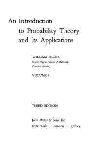 cover of the book An Introduction to Probability Theory and Its Applications: Volume 1