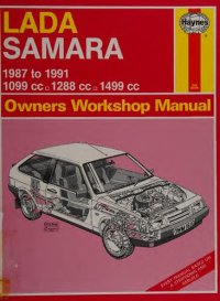 cover of the book Haynes Lada Samara Owners Workshop Manual