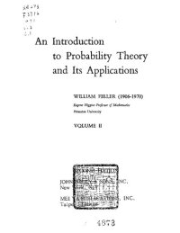 cover of the book An Introduction to Probability Theory and Its Applications, Vol. 2, 2nd Edition