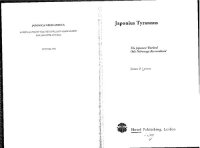 cover of the book Japonius Tyrannus: The Japanese Warlord Oda Nobunaga Reconsidered