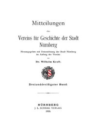 cover of the book Mitteilungen des Vereins für Geschichte der Stadt Nürnberg