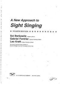 cover of the book A New Approach to Sight Singing