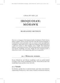 cover of the book Iroquoian: Mohawk