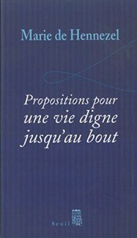 cover of the book Propositions pour une vie digne jusqu'au bout