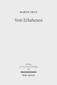 cover of the book Vom Erhabenen: Der Traktat 'Peri Hypsous' und seine ästhetisch-religiöse Renaissance im 18. Jahrhundert