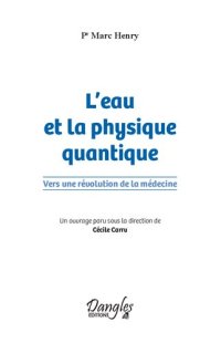 cover of the book L'eau et la physique quantique