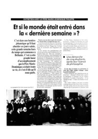 cover of the book Et si le monde était entré dans la dernière semaine ?