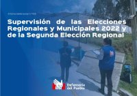 cover of the book Supervisión de las Elecciones Regionales y Municipales 2022 y de la Segunda Elección Regional