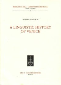 cover of the book A linguistic history of Venice