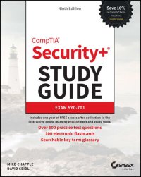 cover of the book CompTIA Security+ Study Guide with over 500 Practice Test Questions : Exam SY0-701