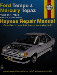 cover of the book Haynes Ford Tempo & Mercury Topaz Automotive Repair Manual