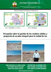 cover of the book Percepción sobre la gestión de los residuos sólidos y propuesta de un plan integral para la ciudad de Ica