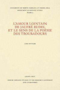 cover of the book L'amour lointain de Jaufré Rudel et le sens de la poésie des troubadours