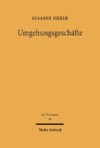 cover of the book Umgehungsgeschäfte: Typische Strukturen und Mechanismen ihrer Bekämpfung