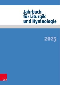 cover of the book Jahrbuch für Liturgik und Hymnologie: 2023