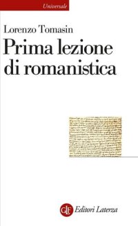 cover of the book Prima lezione di romanistica