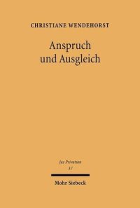 cover of the book Anspruch und Ausgleich: Theorie einer Vorteils- und Nachteilsausgleichung im Schuldrecht