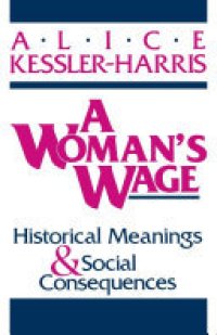 cover of the book A Woman's Wage: Historical Meanings and Social Consequences