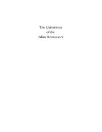 cover of the book The Universities of the Italian Renaissance