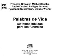 cover of the book Palabras de Vida: 59 Textos para los Funerales