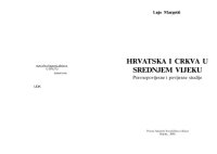 cover of the book Hrvatska i crkva u srednjem vijeku: pravnopovijesne i povijesne studije