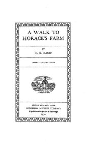 cover of the book A walk to Horace's farm