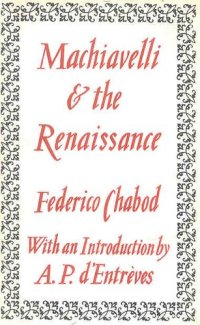 cover of the book Machiavelli & the Renaissance