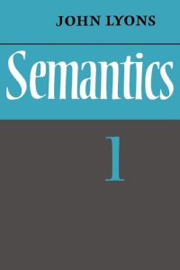 cover of the book Semantics, Vol. 1