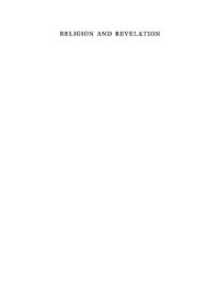 cover of the book Religion and Revelation: A Theology of Revelation in the World's Religions