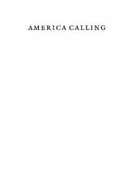 cover of the book America Calling: A Social History of the Telephone to 1940