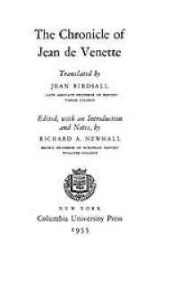 cover of the book The chronicle of Jean de Venette