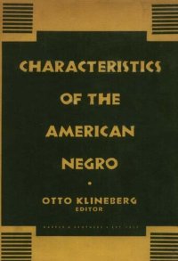 cover of the book Characteristics of the American Negro