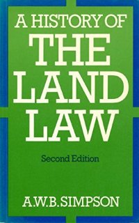 cover of the book A history of the land law