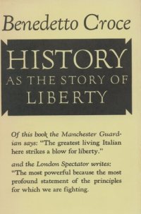 cover of the book History as the story of liberty